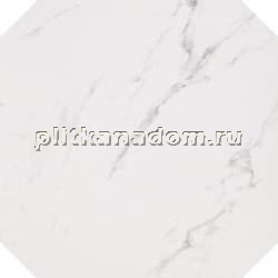 Casalgrande Padana Marmoker СП403Р Statuario Grigio Lucido ottagono Керамогранит 59x59 см