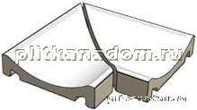Rako Pool XPC58023 Угол 19,7x11,5 см