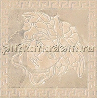 Versace Marble 240384 Tozzetto Medusa Lappato Beige Lev Вставка 14,4х14,4 см