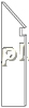 Atlas Concorde Dwell Gray Battiscopa Sag. SX Плинтус 7,2x30 см