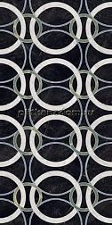 ABK Group Sensi Fantasy Circular Lux 3D R Черно-белый Глянцевый Керамогранит 60x120 см