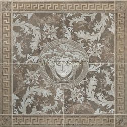 Versace Marble 240426 Rosone Levigato Grigio Панно 117,2х117,2 см
