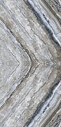 Flavour Granito Monaco Dark Glossy Серый Полированный Керамогранит 60x120 см