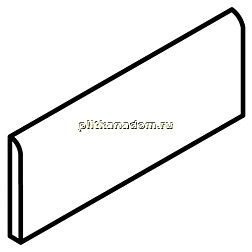Casalgrande Padana Marmoker Travertino Bianco Battiscopa B.C. Lucido Плинтус 9х59 см
