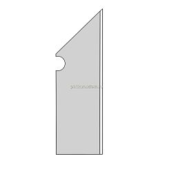 Fap Ceramiche Milano & Floor Beige Battiscopa Sagomato DX Satin Плинтус 7,2x30 см