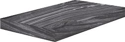 Cerdomus Luxe Angolo Sn Gradino C.Retta Black Grip 77124 Ступень 33x120 см