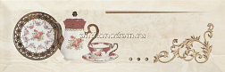 Monopole Petra Decor Pranzo Gold B Декор 10х30 см
