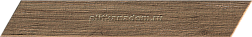 Fap Ceramiche Roots Tobacco Chevron R9 Matt Коричневый Матовый Керамогранит 7,5х45 см
