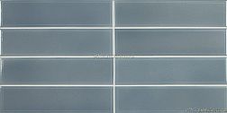 Equipe Limit Bleu Clair Голубая Глянцевая Настенная плитка 6x24,6 см