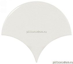 Equipe Scale Fan White Настенная плитка 10,6х12 см