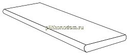 Casalgrande Padana Marmoker Bardiglio Bianco Angolare (assemblato) Naturale Ступень 118х33 см