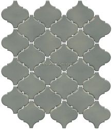 Kerama Marazzi Арабески Марокко Плитка настенная зелёный глянцевый 26x30 см