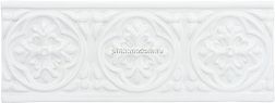 Adex Studio ADST4001 Relieve Palm Beach Snow cap Бордюр 7,5x19,8 см