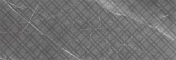 Pars Tile Tiga Structure Dark Grey Серая Глянцевая Настенная плитка 30x90 см