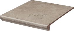 Paradyz Viano Beige Mat Ступень прямая с капиносом 30х33 см