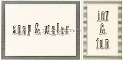 Tubadzin Grafite White 2 STR Декор 44,8х22,3 см