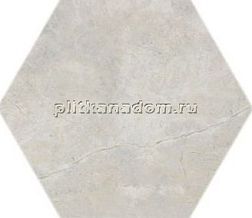 Casalgrande Padana Marmoker Breccia Аrgento Esagono Lucido Декор 51,9х30 см