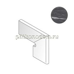 Cerdomus Luxe Battiscala Dx Black Nat. 60120 74976  Бордюр 60x120 см