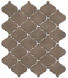 Kerama Marazzi Арабески Марокко Плитка настенная коричневый тёмный глянцевый 26x30 см