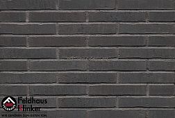 Feldhaus Klinker Vascu R736LDF14 Vulcano Petino Черная Матовая Клинкерная плитка 5,2х29х1,4 см