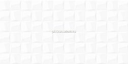 Alma Ceramica Miloni TWU2550MLN20 Белая Рельефная Настенная плитка 24,9х50 см