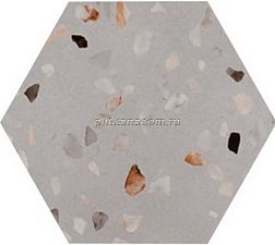 Pamesa Ceramica Doria Hex. Greige Серый Матовый Керамогранит 25,8x29 см