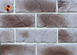 Next Stone Искусственный камень Кирпичная кладка Тевтонский кирпич арт. 010 Микс Матовый 9,2x28 см