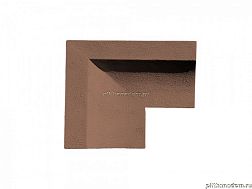 UniStone Шамот угловой Коричневый Обход окна 25,5х25,7x15,7 см
