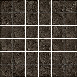 Paradyz Minimal Stone Nero Mozaika Prasovana Мозаика 4,8х4,8 29,8х29,8 см