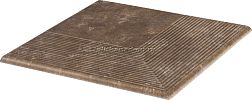 Paradyz Ilario Brown Mat Ступень угловая 30х30 см