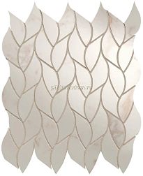 Fap Ceramiche Roma Gold Calacatta Delicato Leaves Бежевая Полированная Мозаика 25,9х30,9см