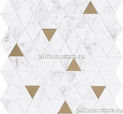 Allmarble Wall Altissimo Mosaico Tria Satin M8H0 Мозаика 40x43 см