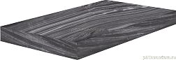 Cerdomus Luxe Angolo Sn Gradino C.Retta Black Nat. 77100 Ступень 33x120 см