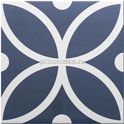 Equipe Rivoli Bergen Azul Синий Матовый Керамогранит 20x20 см