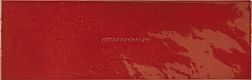 Equipe Village Volcanic Red Красная Глянцевая Настенная плитка 6,5x20 см