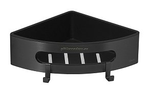 Lemark Shelf line 9772047 Полка для душа угловая с крючками