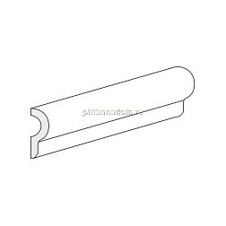 Equipe Metro 21065 London Gris Claro Бордюр 5x20 см