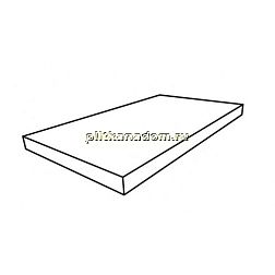 Atlas Concorde Russia Drift Лайт Грей Серая Матовая Ступень Угловая Левая 33x120 см