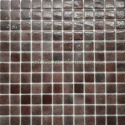 Gidrostroy Стеклянная мозаика QN-101 Коричневая Глянцевая 2,5x2,5 31,7x31,7 см