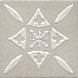 Kerama Marazzi Бахия Декор 2 серый светлый глянцевый 9,8x9,8 см