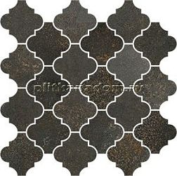 Vives Yuri Nukak NT Basalto Черная Матовая Мозаика 30x30 см